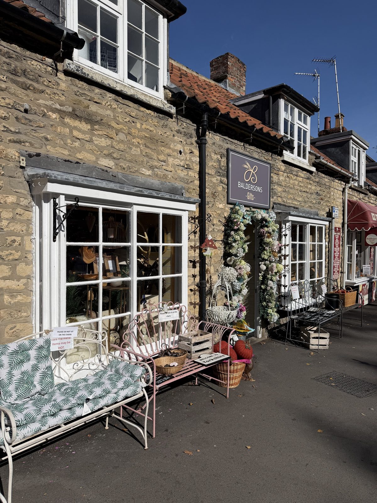 The shopfront of Baldersons Gifts